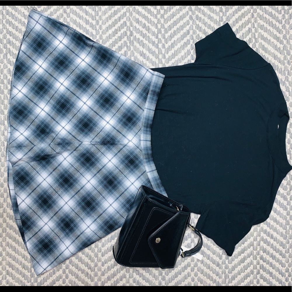 Plaided skirt